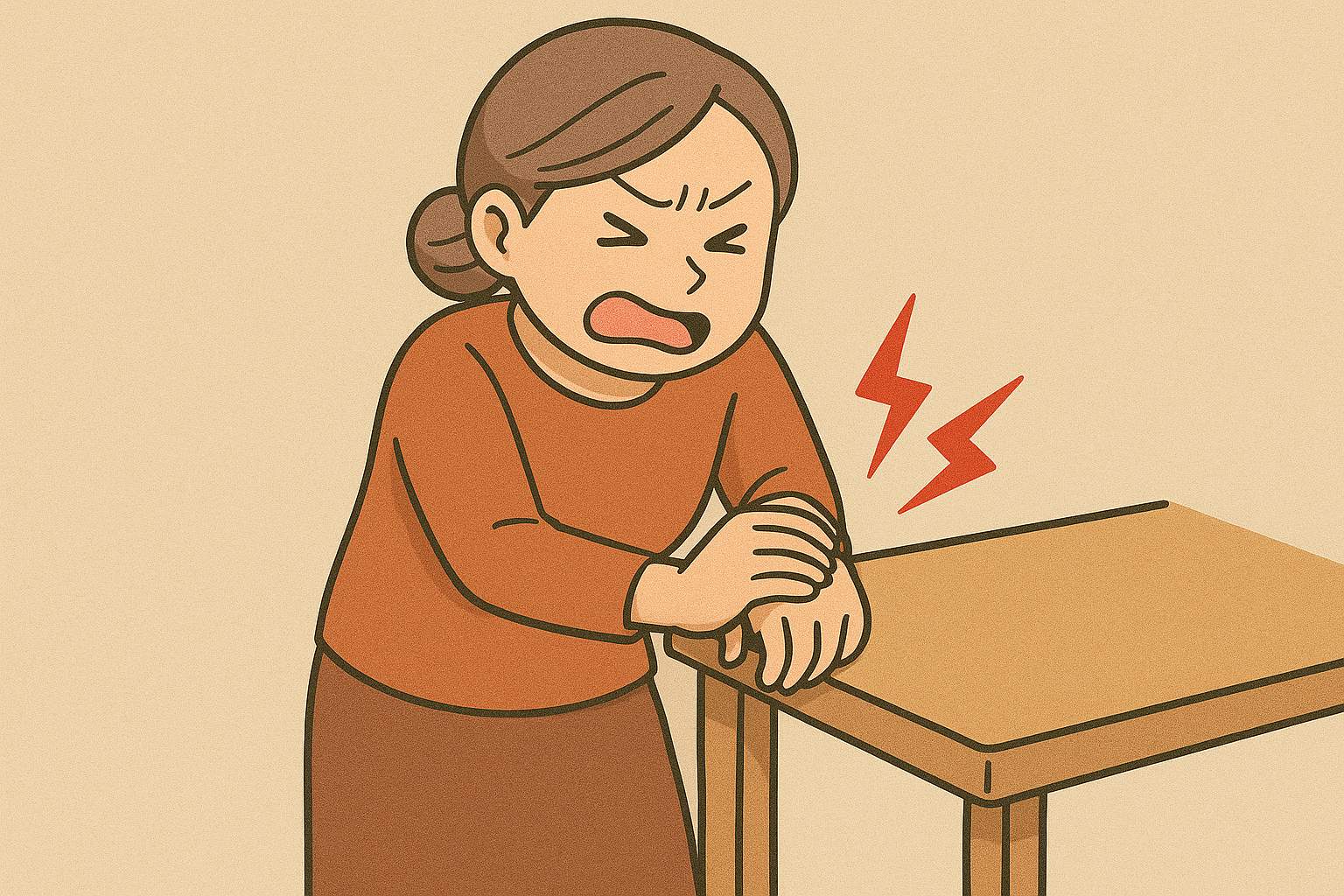 シャント側の腕をぶつけない